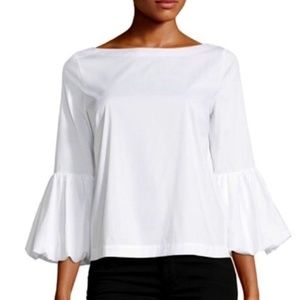 Laundry by Shelli Segal Puffy Sleeved Top • M